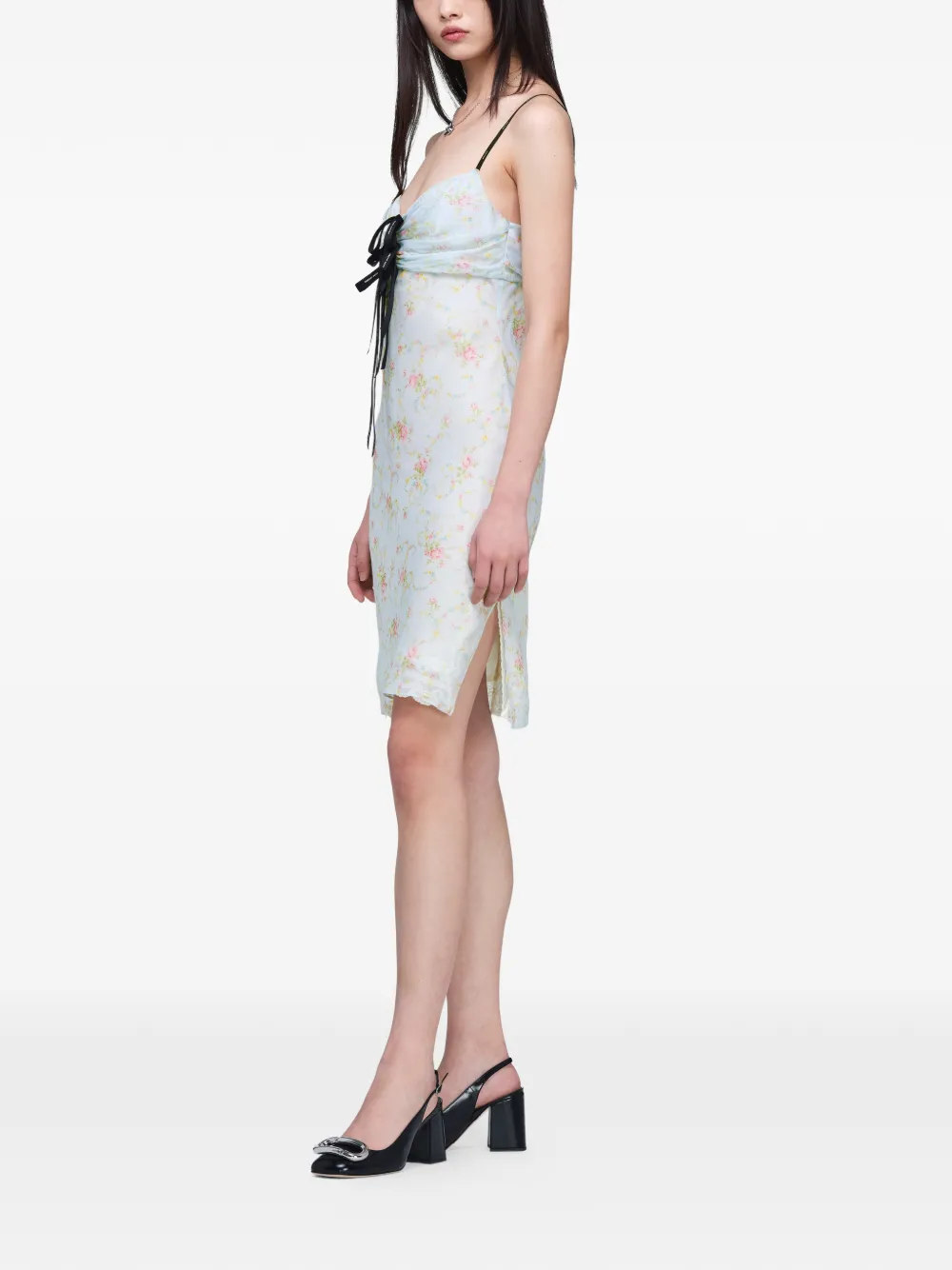 Marc Jacobs Mini-jurk met bloemenprint Blauw