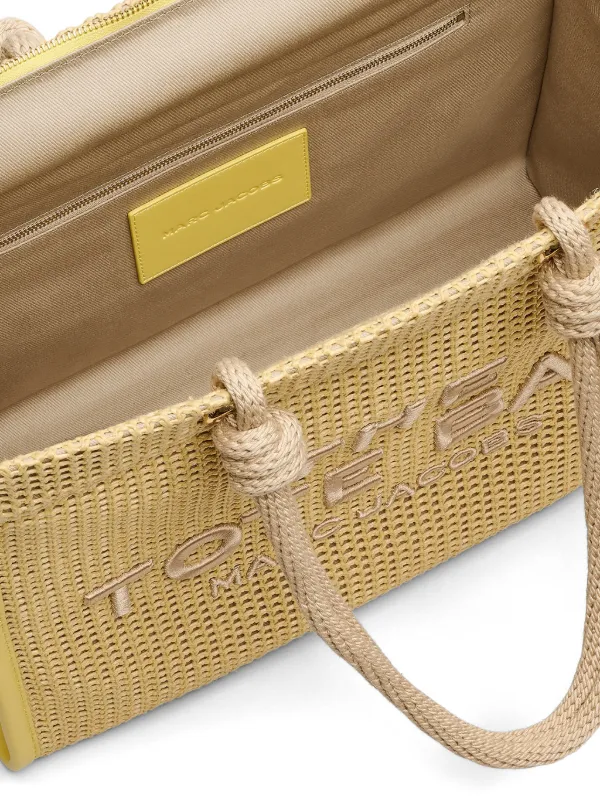 Marc Jacobs Large The Tote Bag woven-rope Tote Bag | Neutrals