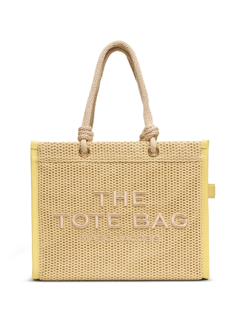 Marc Jacobs large The Tote Bag woven-rope tote bag - Toni neutri