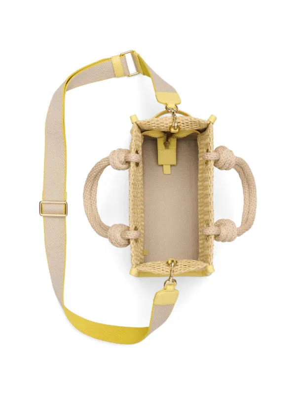 Marc Jacobs The Woven Rope Small Tote Bag | Neutrals | FARFETCH