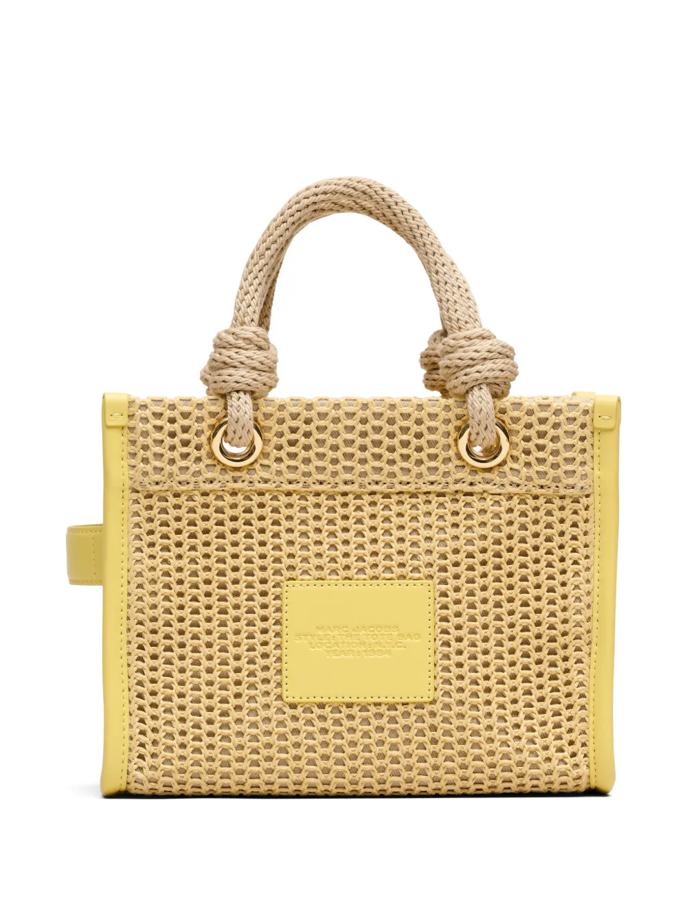 Marc Jacobs small The Tote Bag woven-rope tote bag - Toni neutri