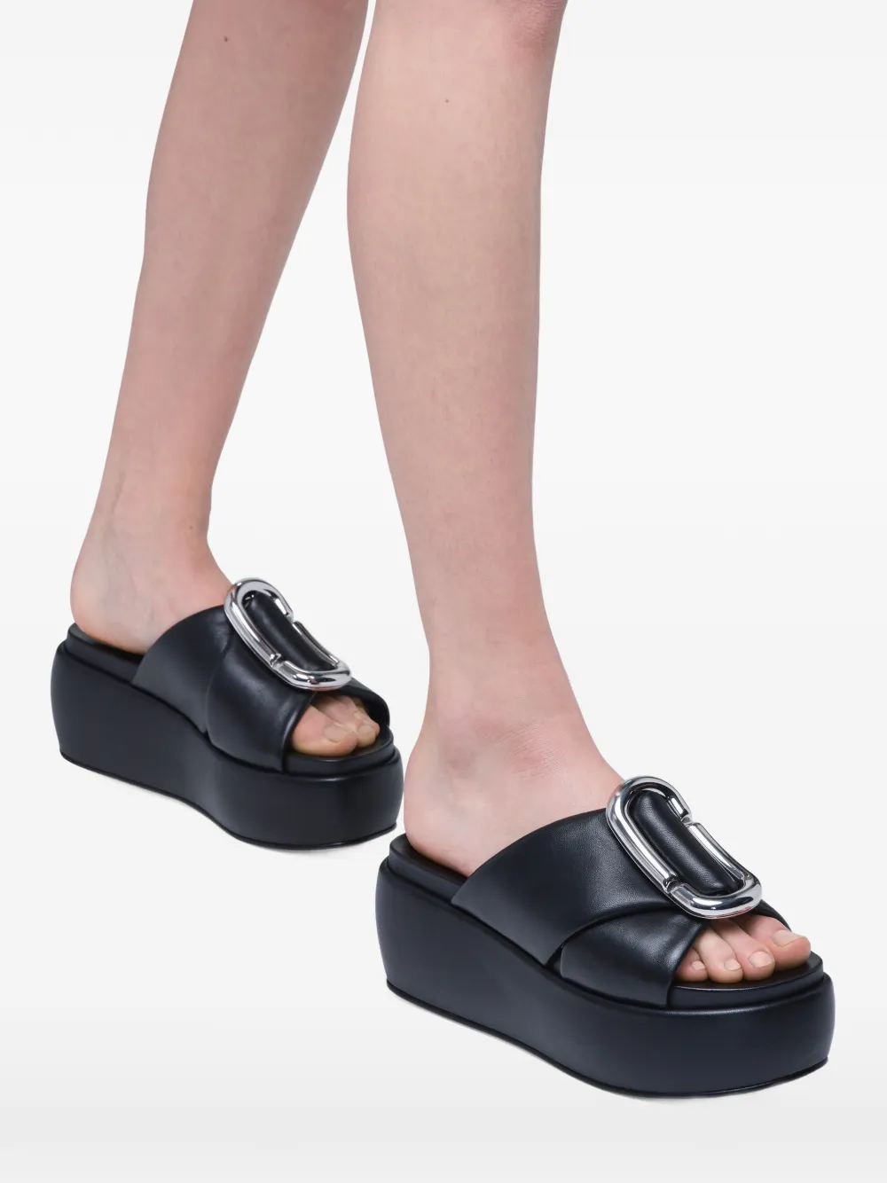 Marc Jacobs Pop J Marc platform sandals Zwart