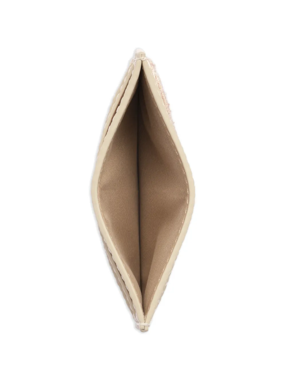 Marc Jacobs The Camp Card Case leren pasjeshouder met patchwork Beige
