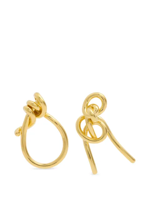 Completedworks Notsobig knot drop earrings