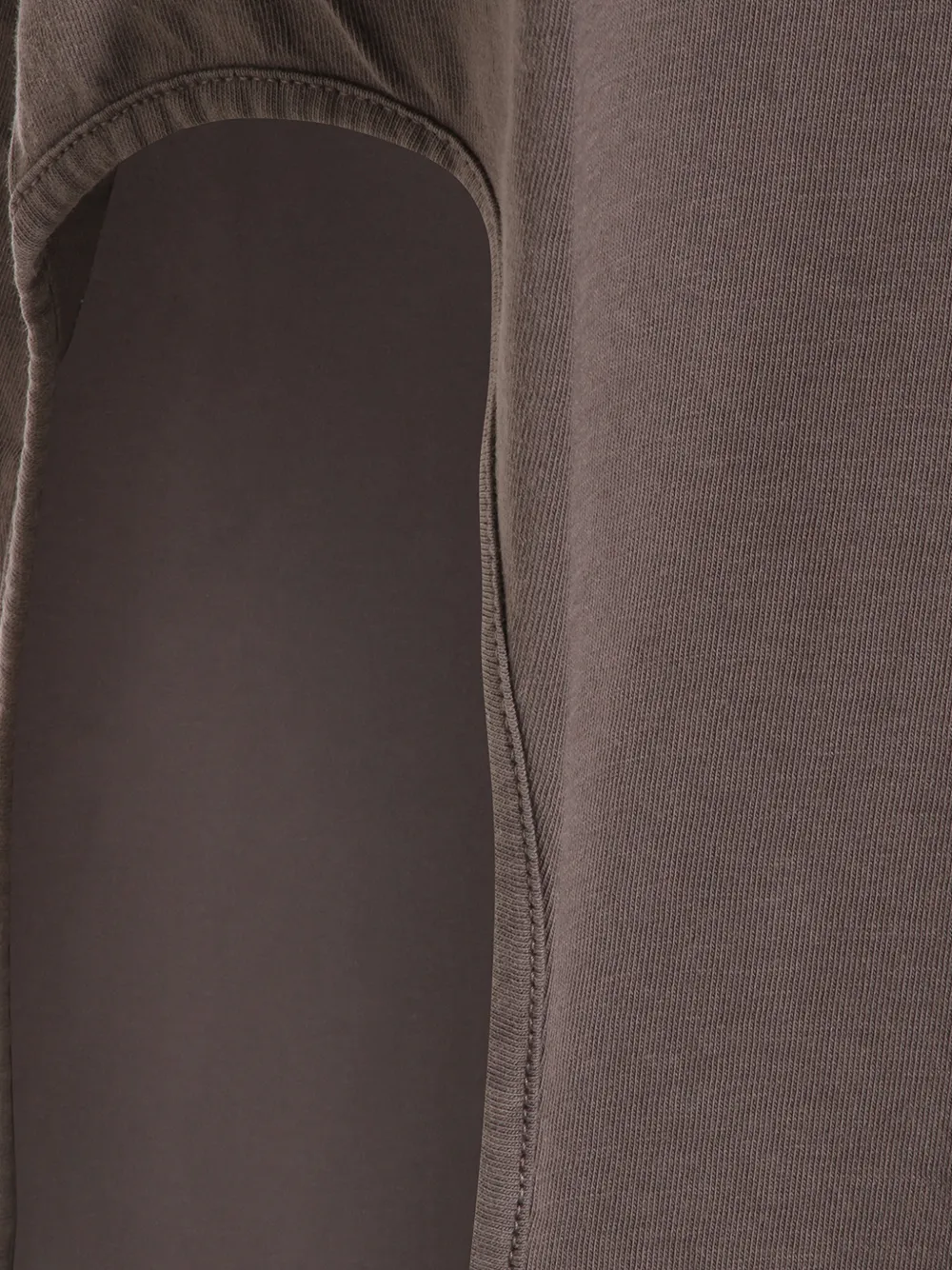 Rick Owens DRKSHDW T-shirt met uitgesneden detail Bruin