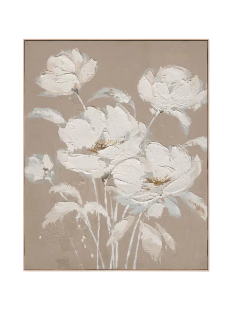 AGAVE QUADRI Ibisco painting in wooden frame