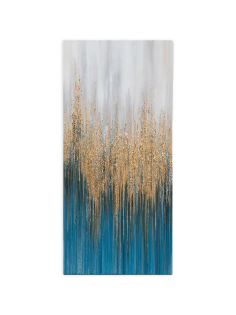 AGAVE QUADRI High Blue painting in wooden frame