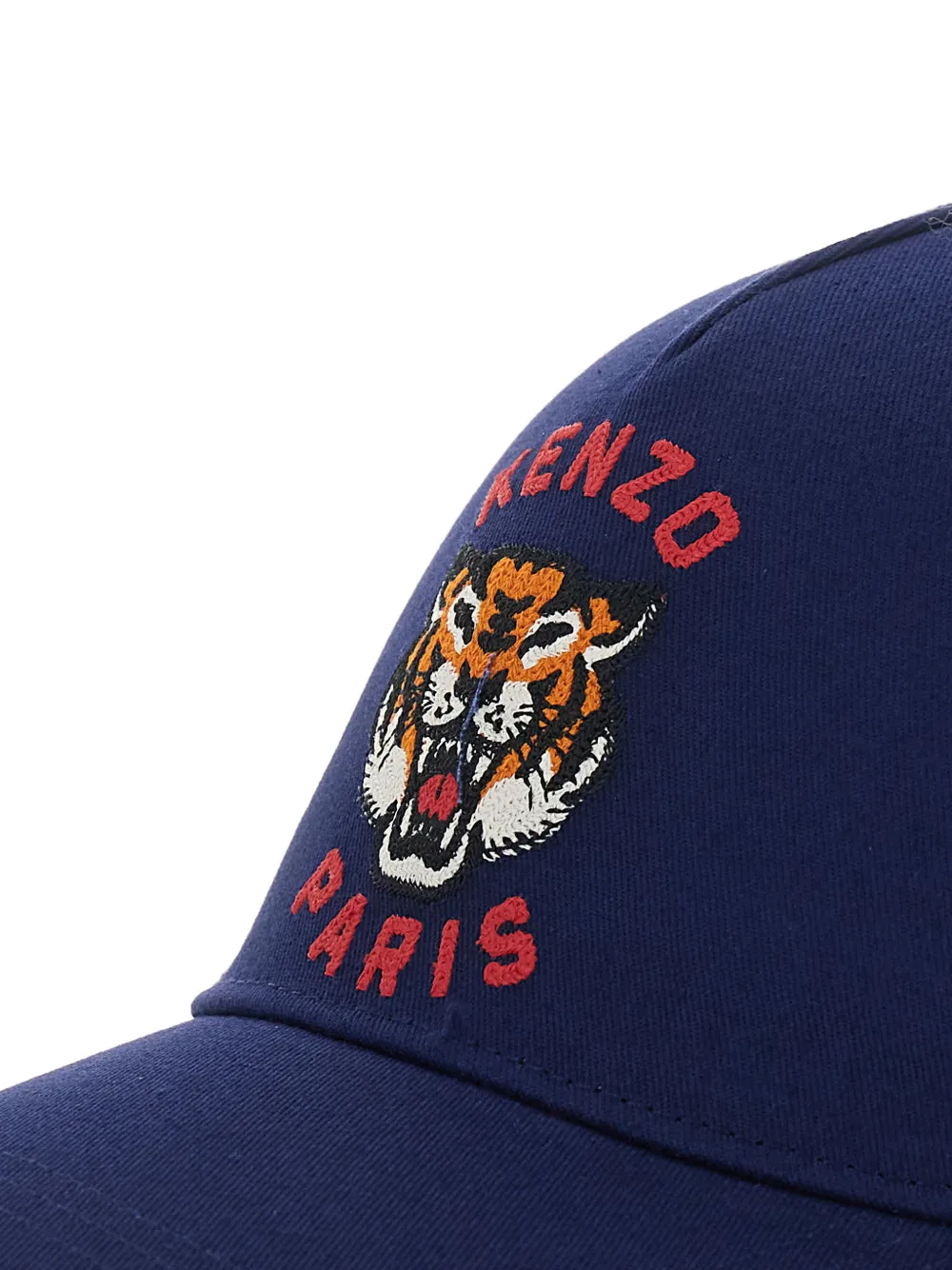 Kenzo Kids Honkbalpet met geborduurde tijger Blauw