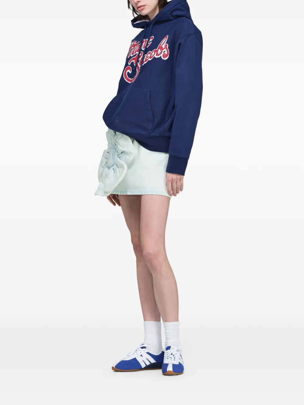  Marc Jacobs Sudadera Con Capucha Y Logo - Azul 