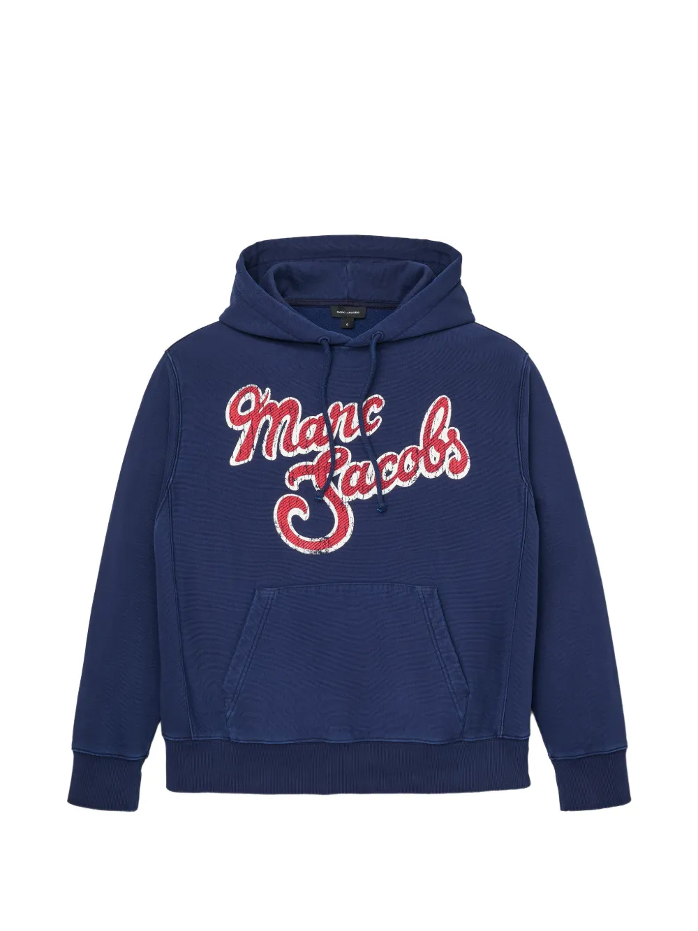 Marc Jacobs logo-print hoodie - Blau