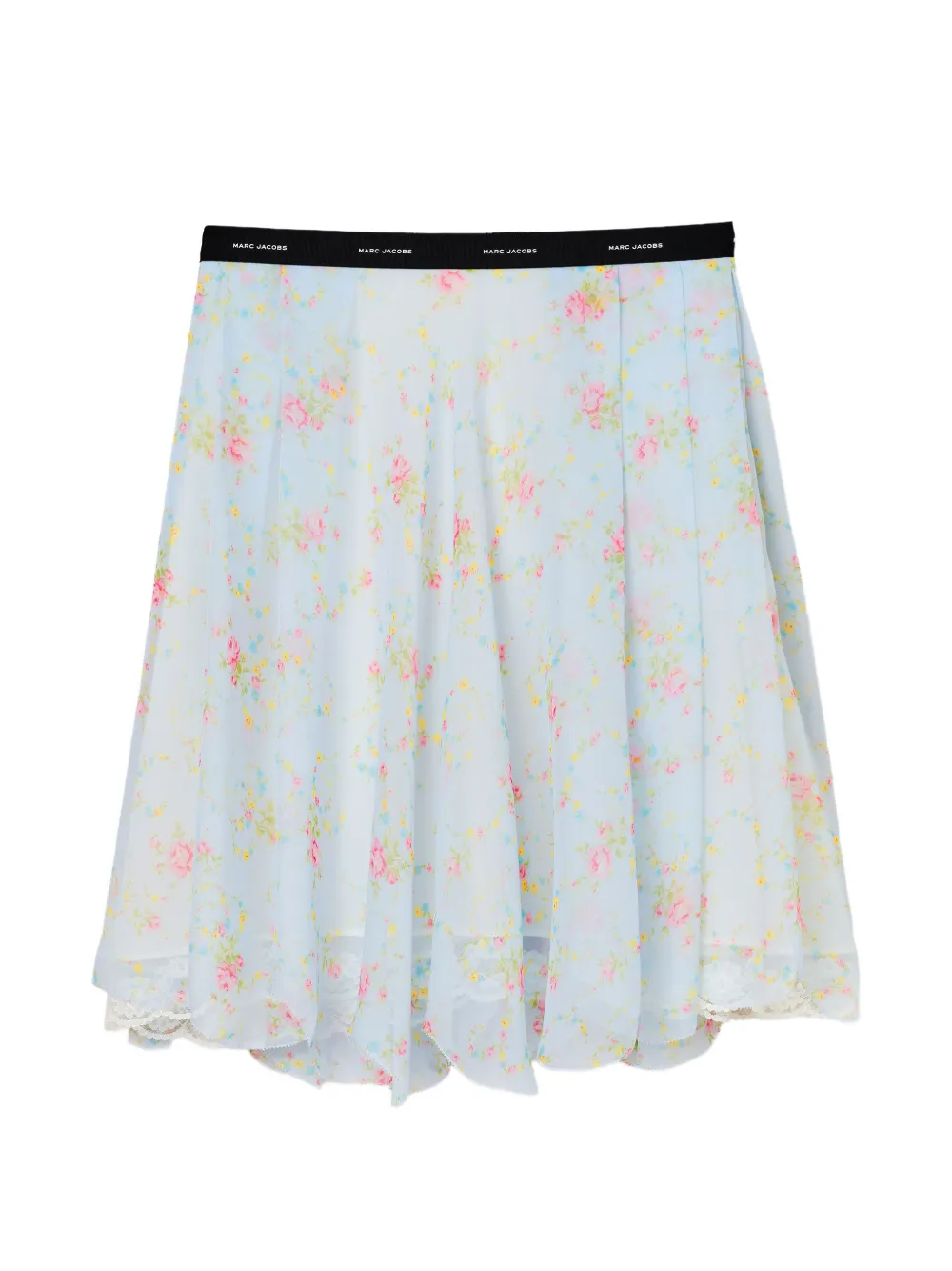 Marc Jacobs chiffon mini skirt - Blu