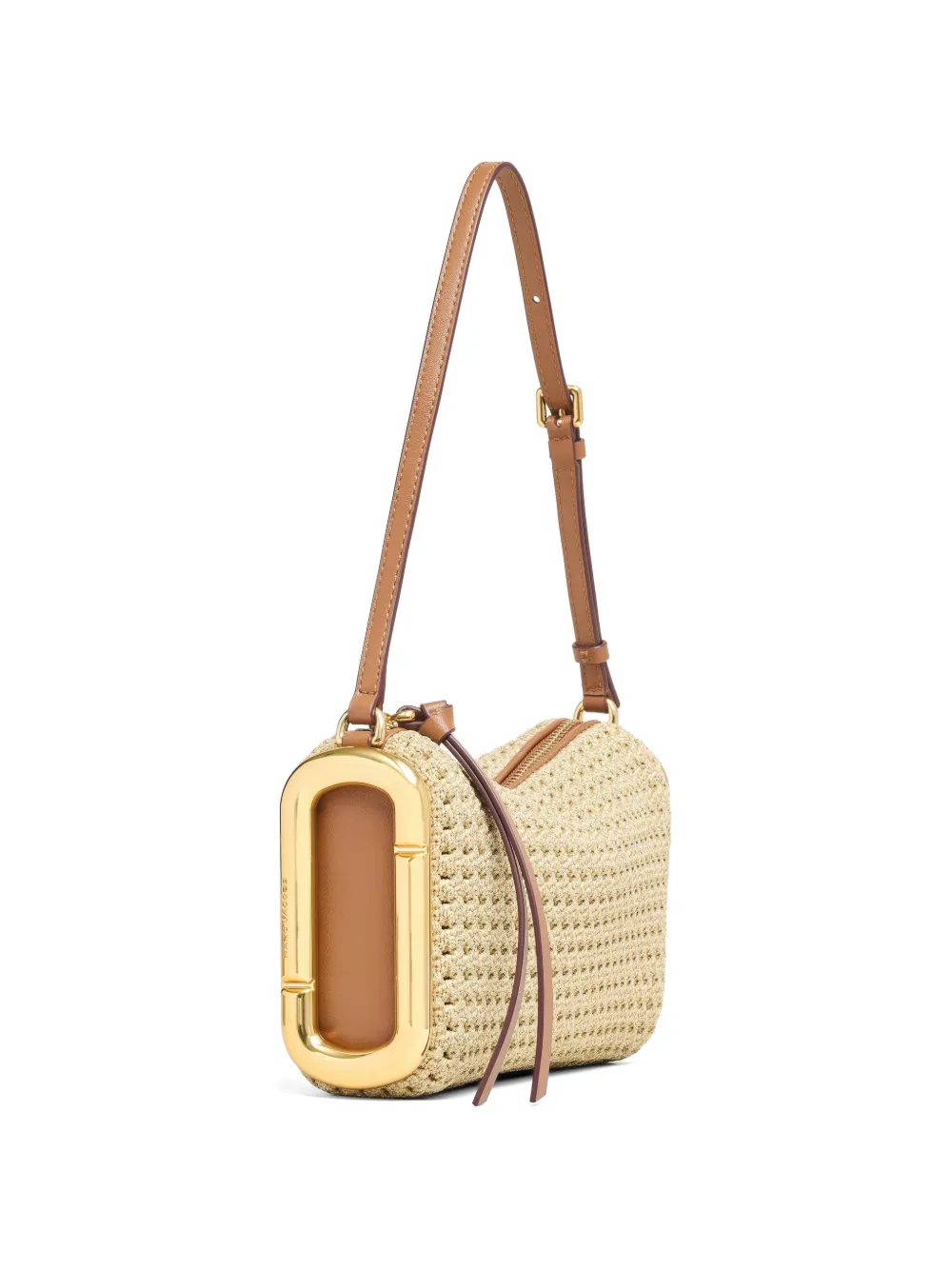 Marc Jacobs Kleine Scene gehaakte schoudertas Beige