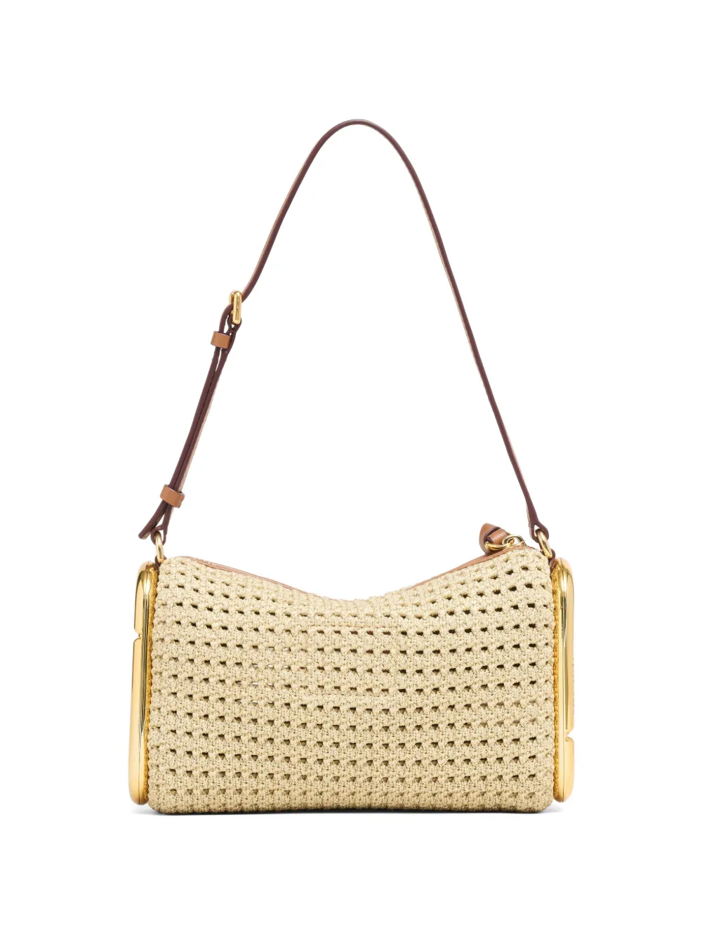 Marc Jacobs Kleine Scene gehaakte schoudertas Beige