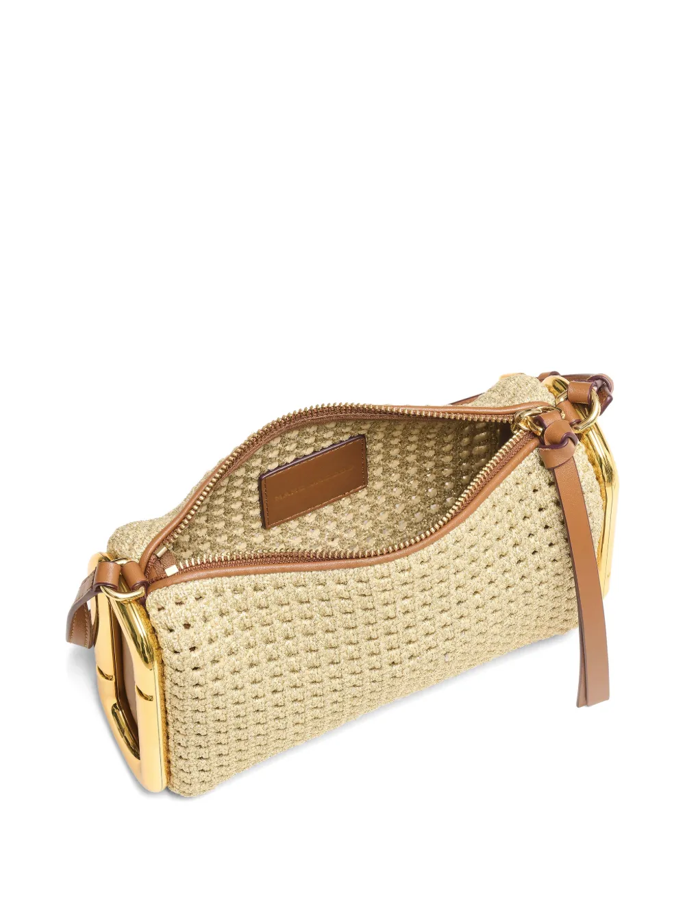 Marc Jacobs Kleine Scene gehaakte schoudertas Beige