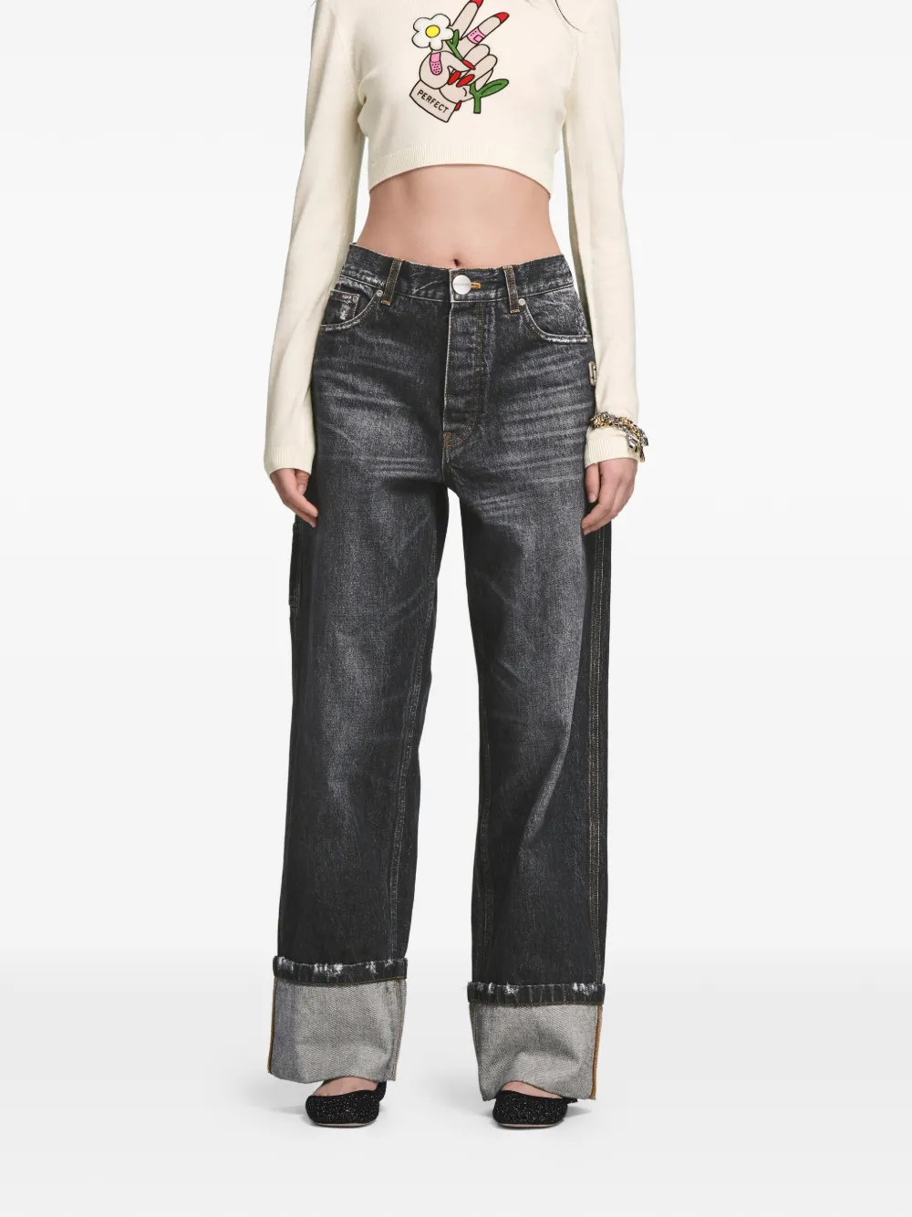  Marc Jacobs Vaqueros Rectos J-link - Gris 