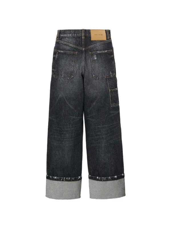 Marc Jacobs J-link turn-up straight-leg Jeans | Grey | FARFETCH