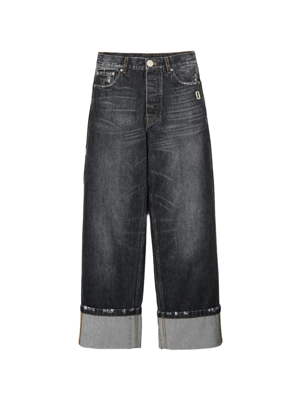 Marc Jacobs Jeans met logo-applicatie Grijs