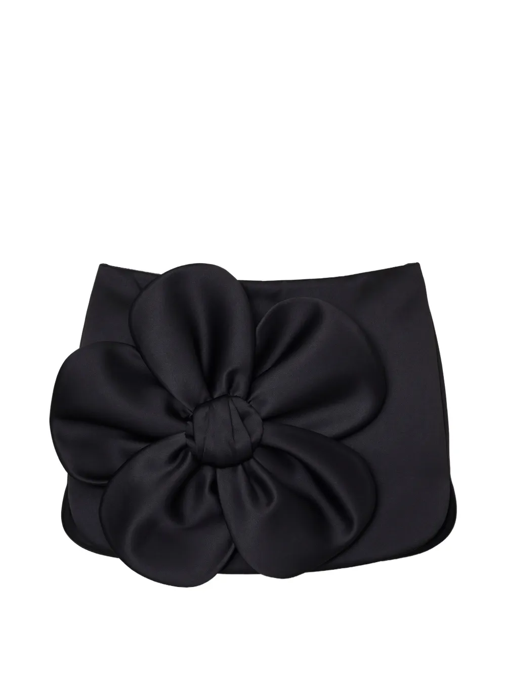 Marc Jacobs daisy-appliqué mini skirt - Nero