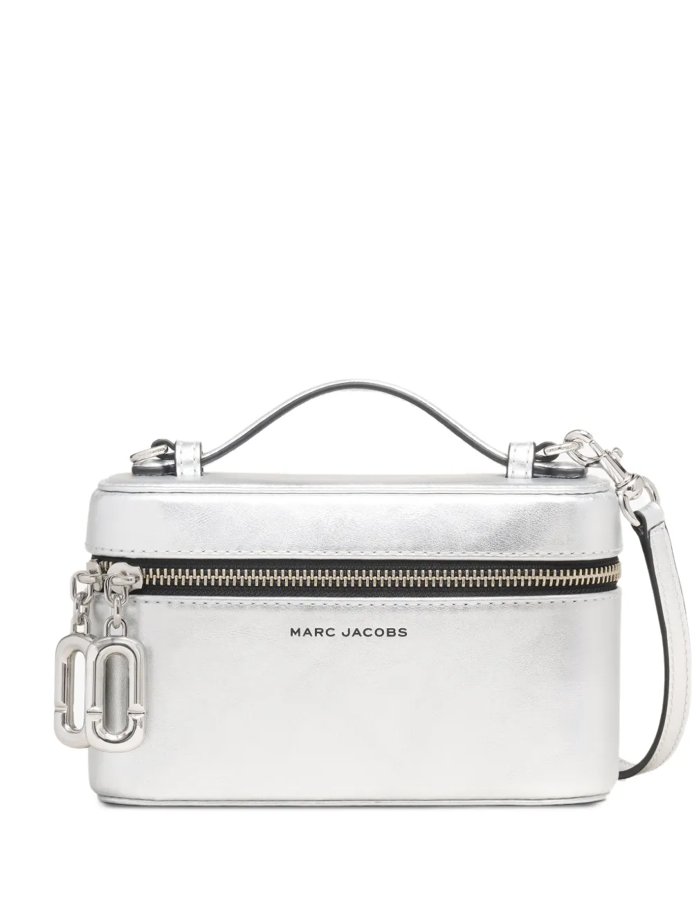 Marc Jacobs The Metallic Pop J Marc metallic vanity bag - Silber