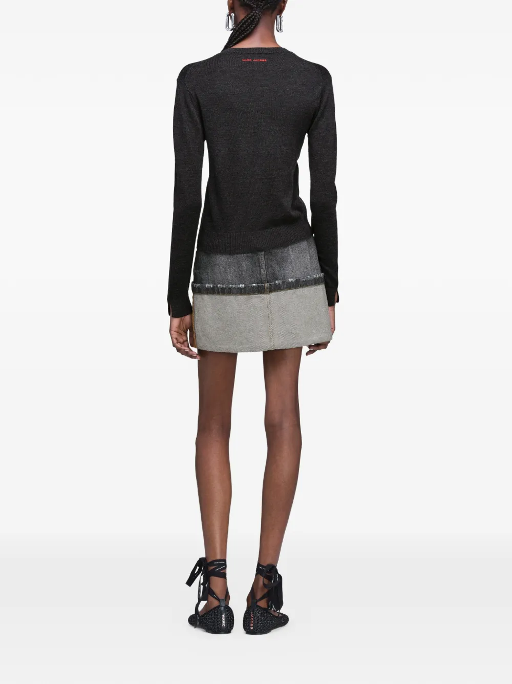 Marc Jacobs Vest met tatoeage applicatie Grijs