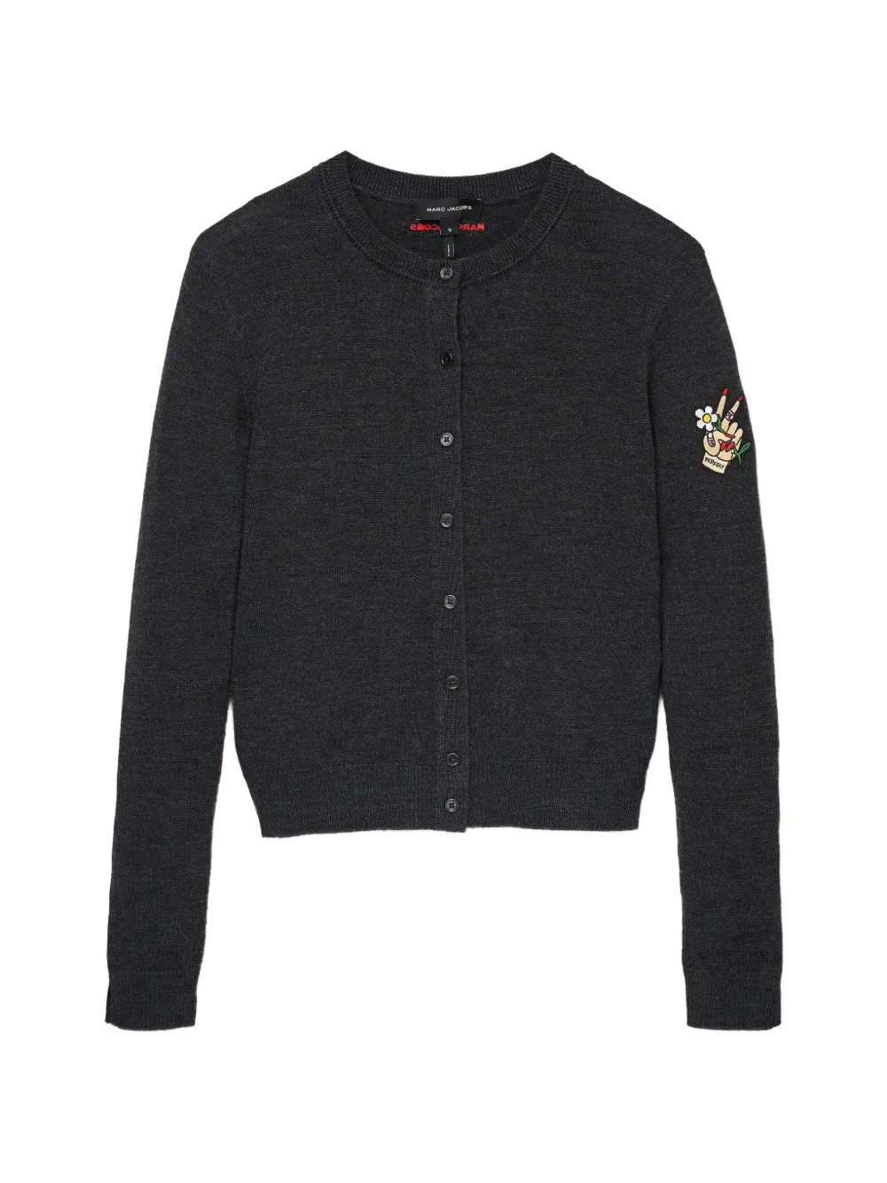 Marc Jacobs Vest met tatoeage applicatie Grijs