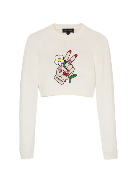 Marc Jacobs Tattoo-embroidered jumper