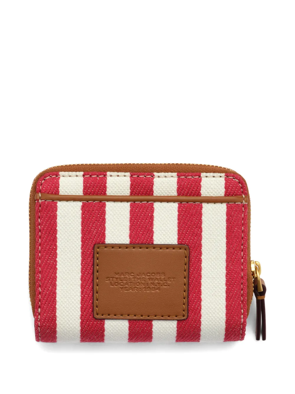 Marc Jacobs Gestreepte portemonnee Rood