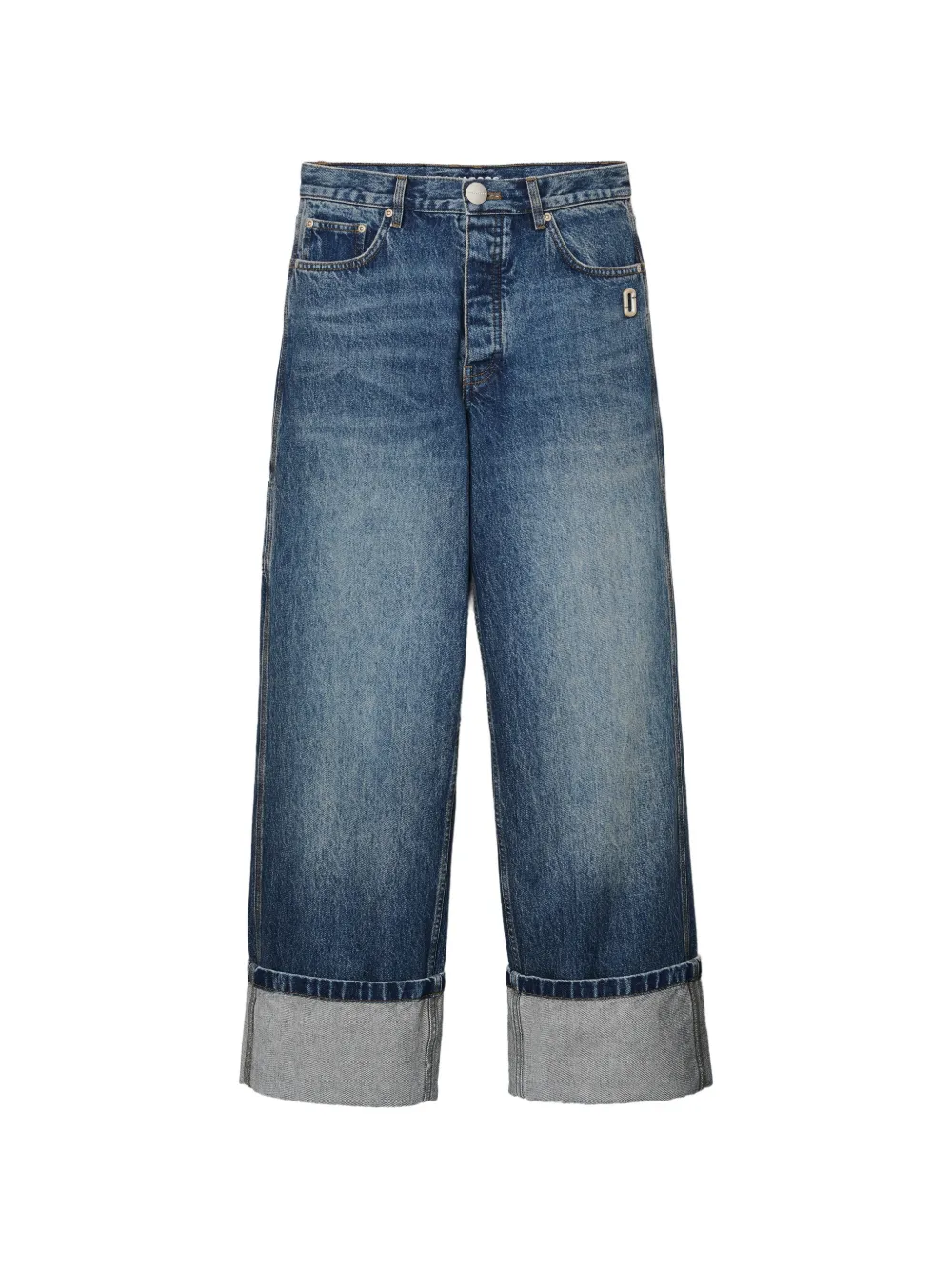 Marc Jacobs logo-appliqué jeans - Blu