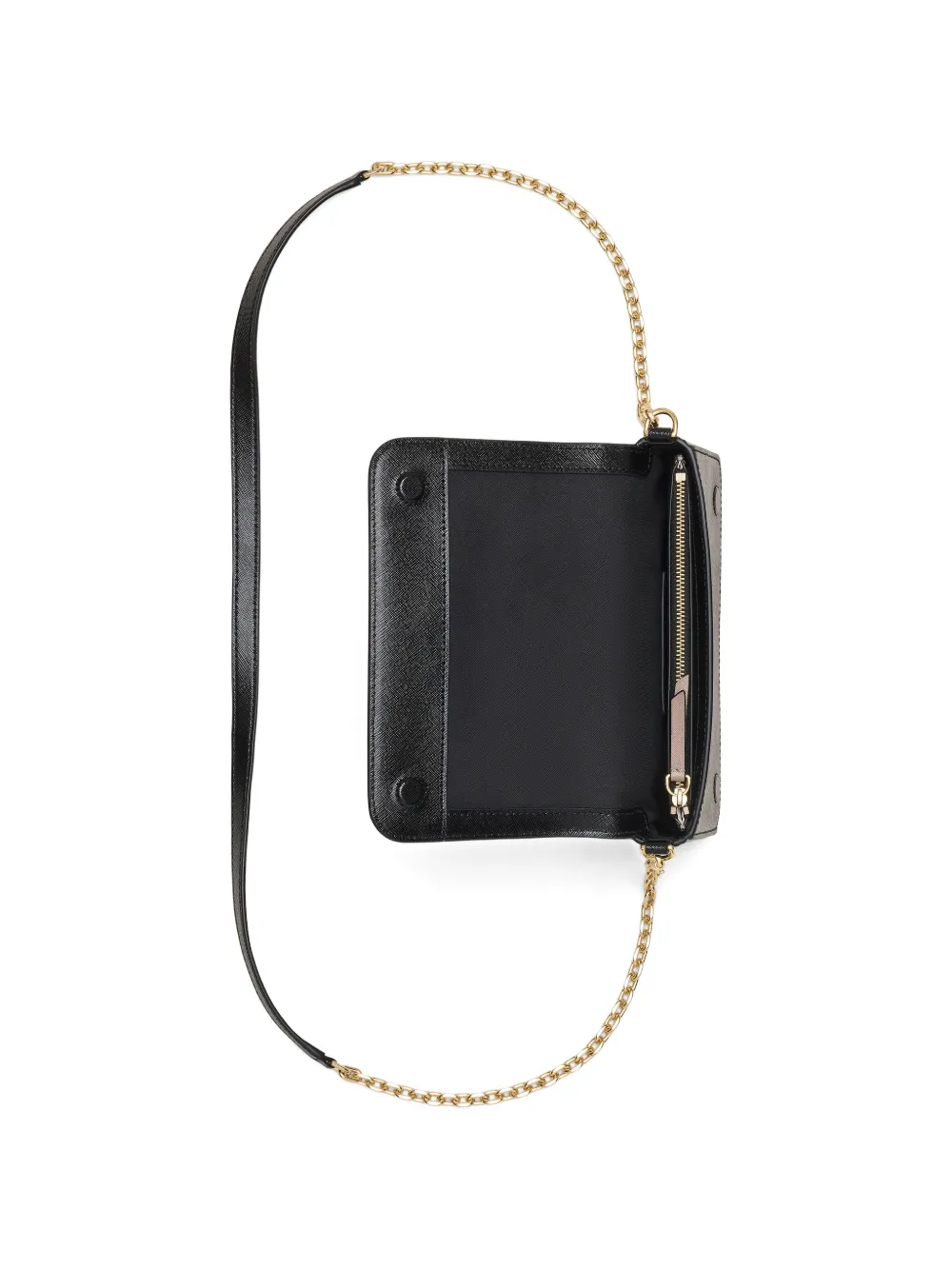 Marc Jacobs The Snapshot J-Marc portemonnee met ketting Beige