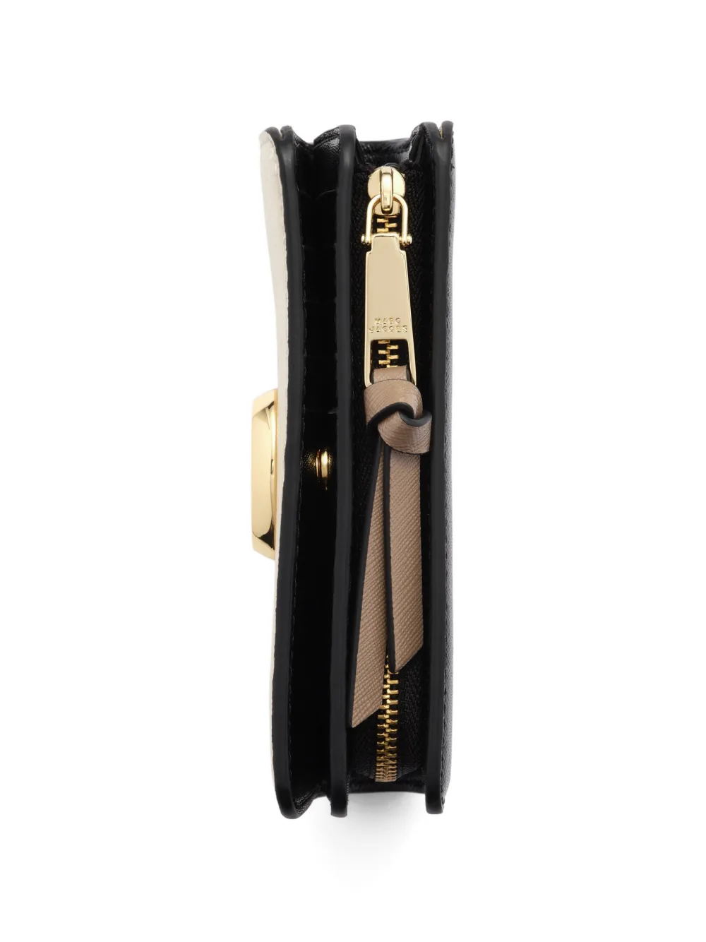 Marc Jacobs The Snapshot portemonnee met logoplakkaat Beige