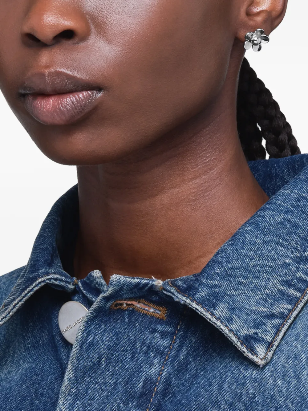 Marc Jacobs Daisy stud earrings - Argento