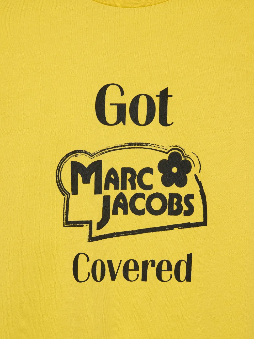 Marc Jacobs T-shirt met logoprint Geel