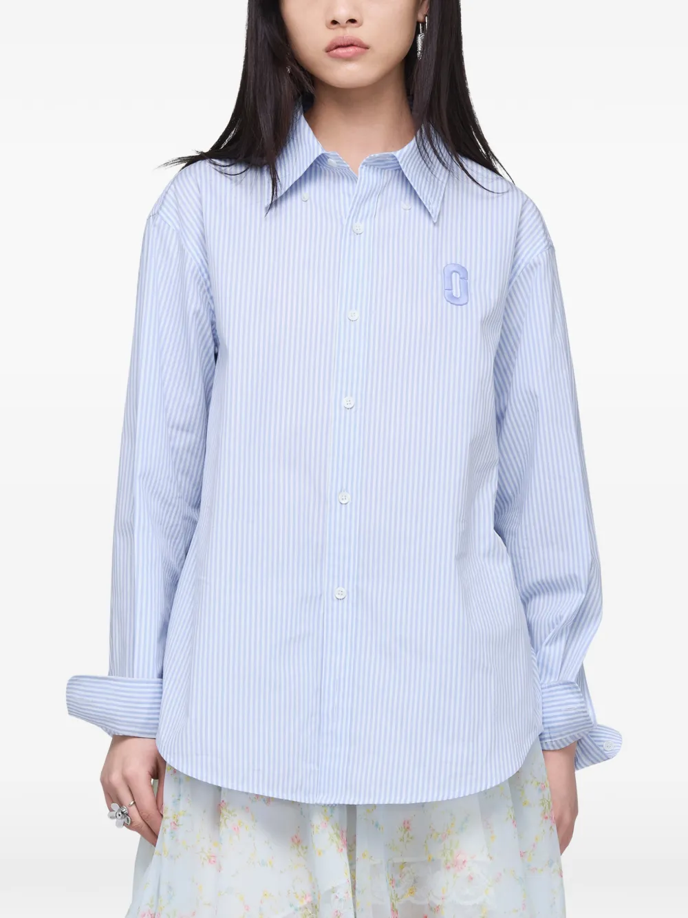 Marc Jacobs Gestreept overhemd Blauw