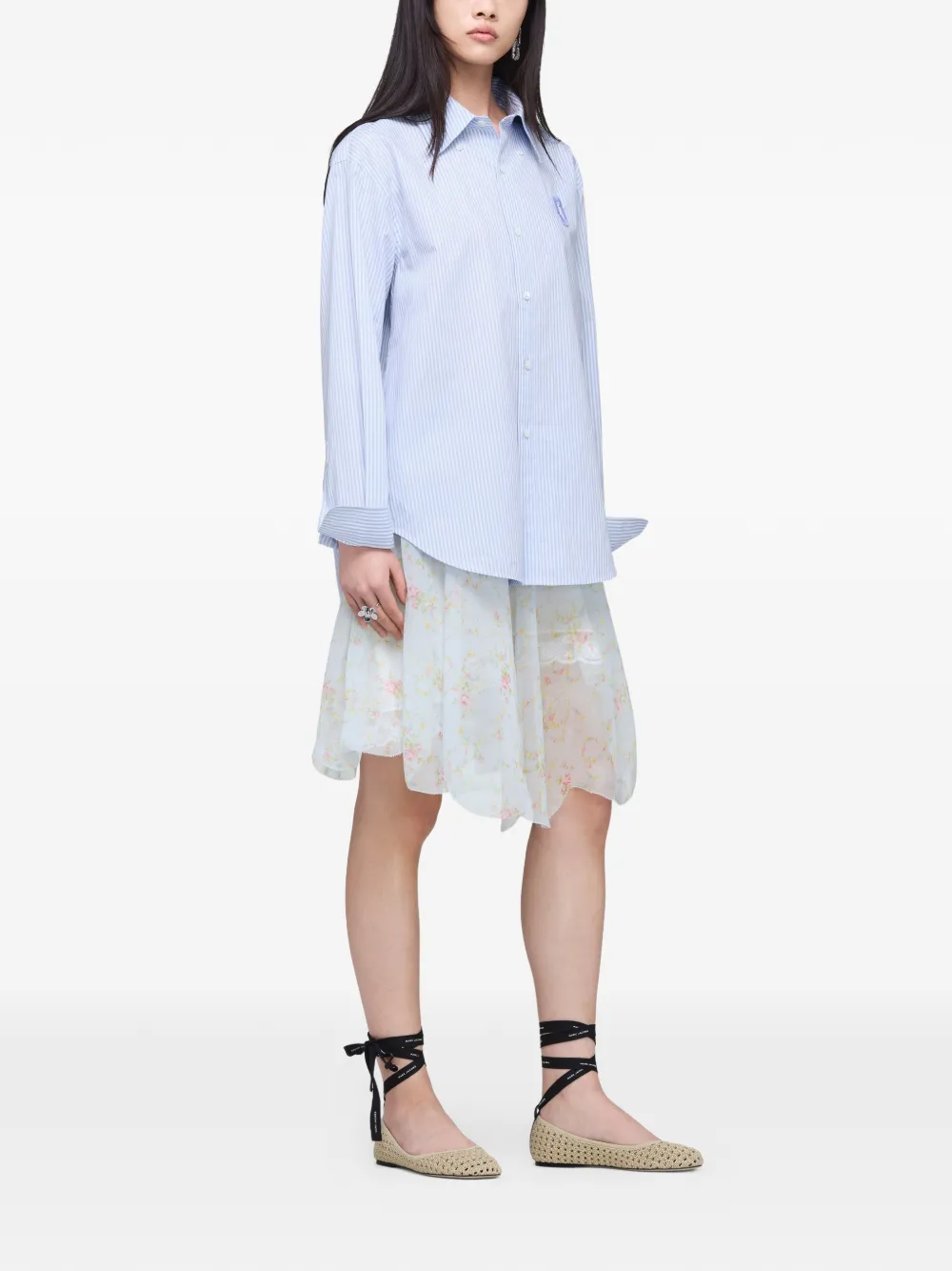  Marc Jacobs Camisa Con Logo Bordado - Azul 