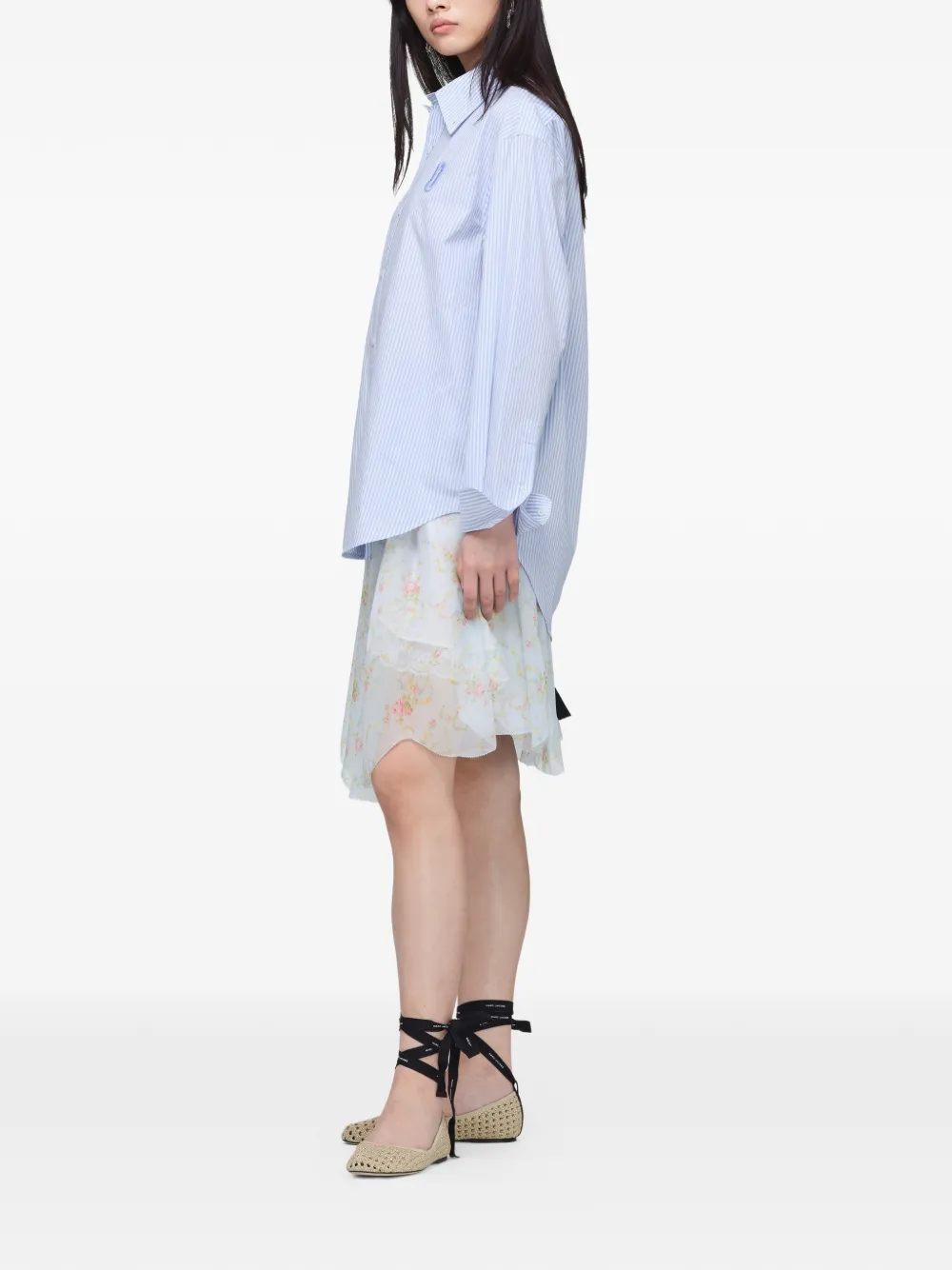  Marc Jacobs Camisa Con Logo Bordado - Azul 