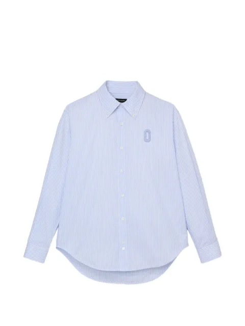 Marc Jacobs camisa con logo bordado y motivo de rayas verticales
