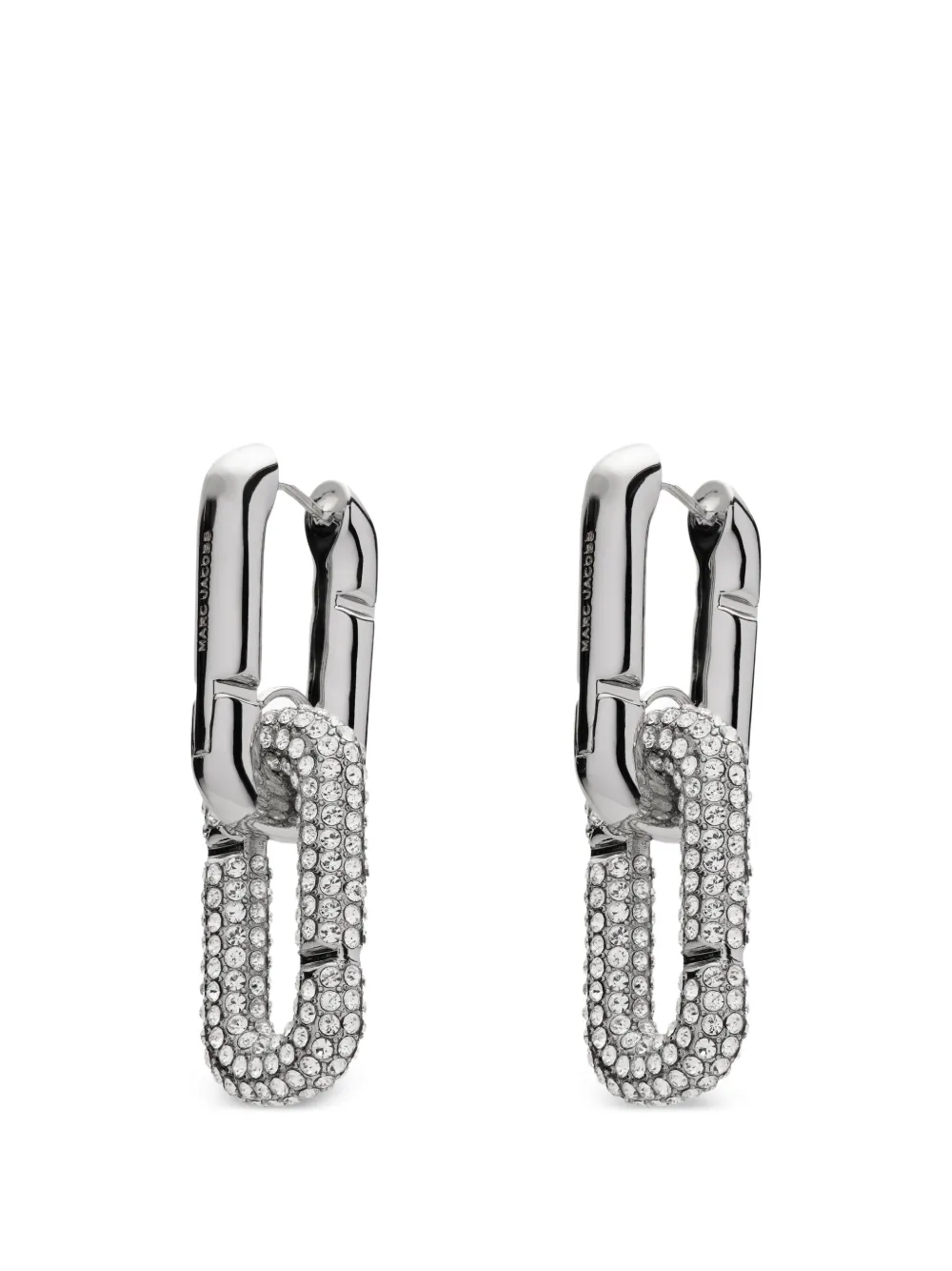 Marc Jacobs Orecchini pendenti The Pop J-Marc con pavé - Argento