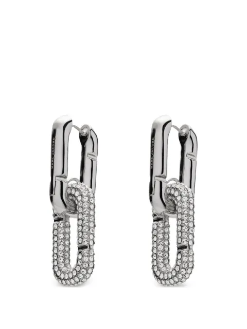 Marc Jacobs The Pop J-Marc pavé drop earrings