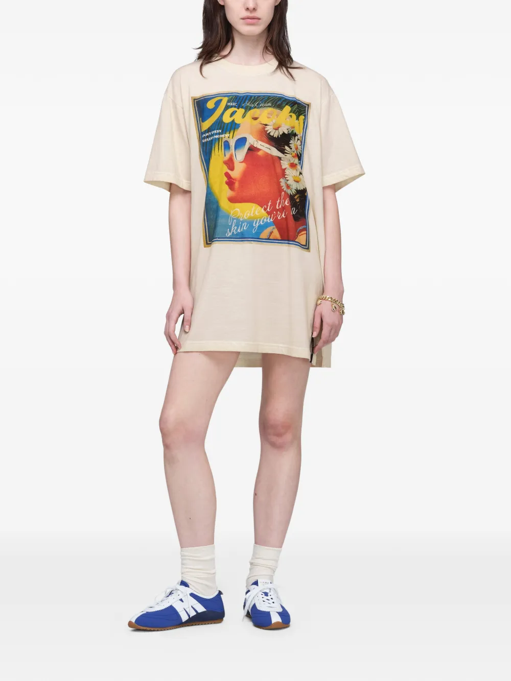 Marc Jacobs Sun Poster T-shirt Wit