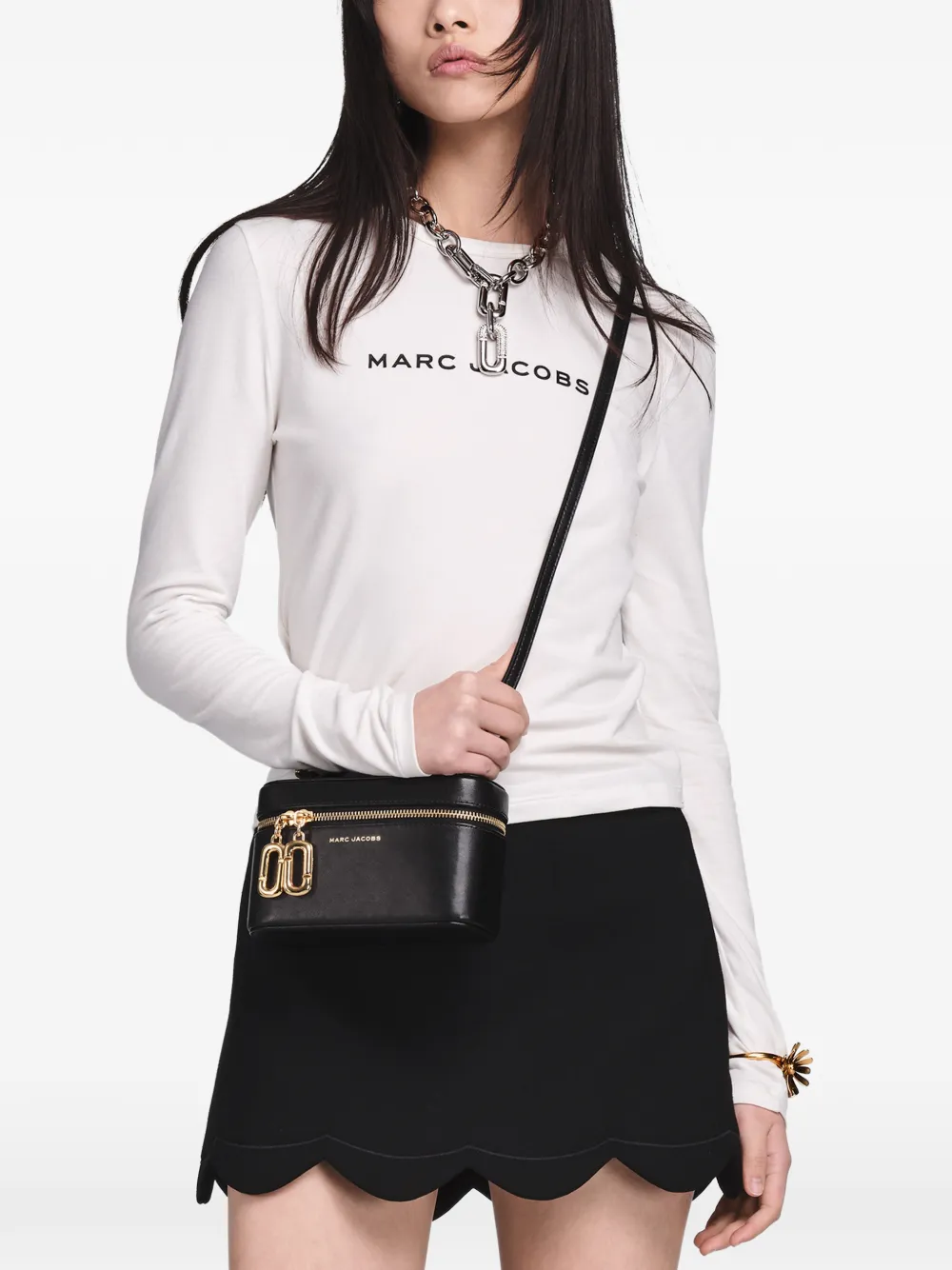 Marc Jacobs Bolsa Transversal The Pop J-Marc Mini | Preto
