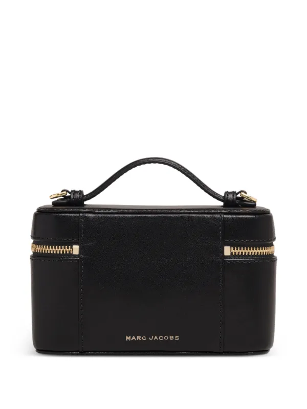 Marc Jacobs Mini The Pop J-Marc Crossbody Bag | Black | FARFETCH BH