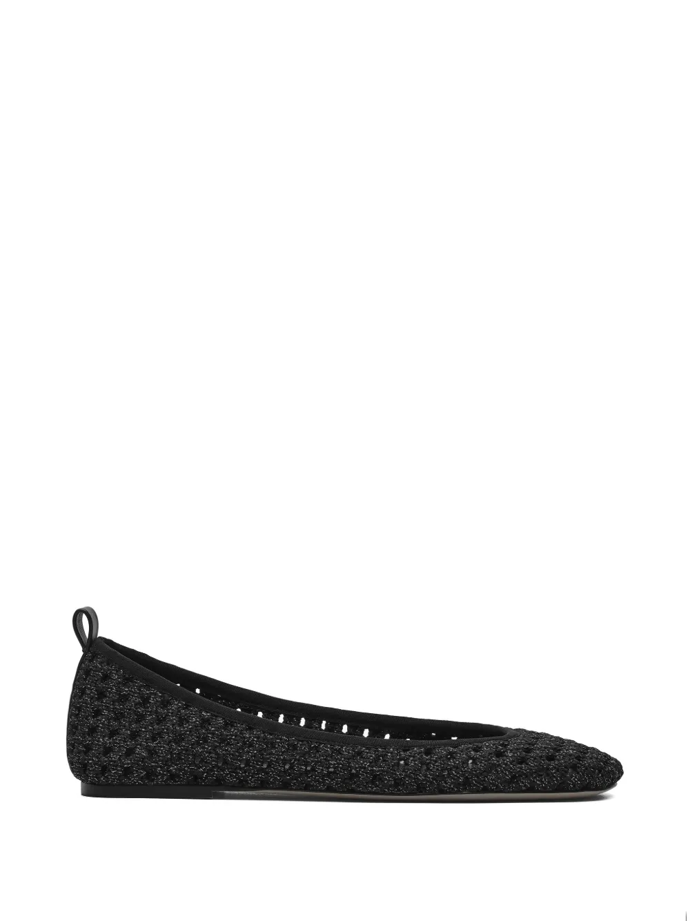 Marc Jacobs crochet lace-up ballet flats - Nero