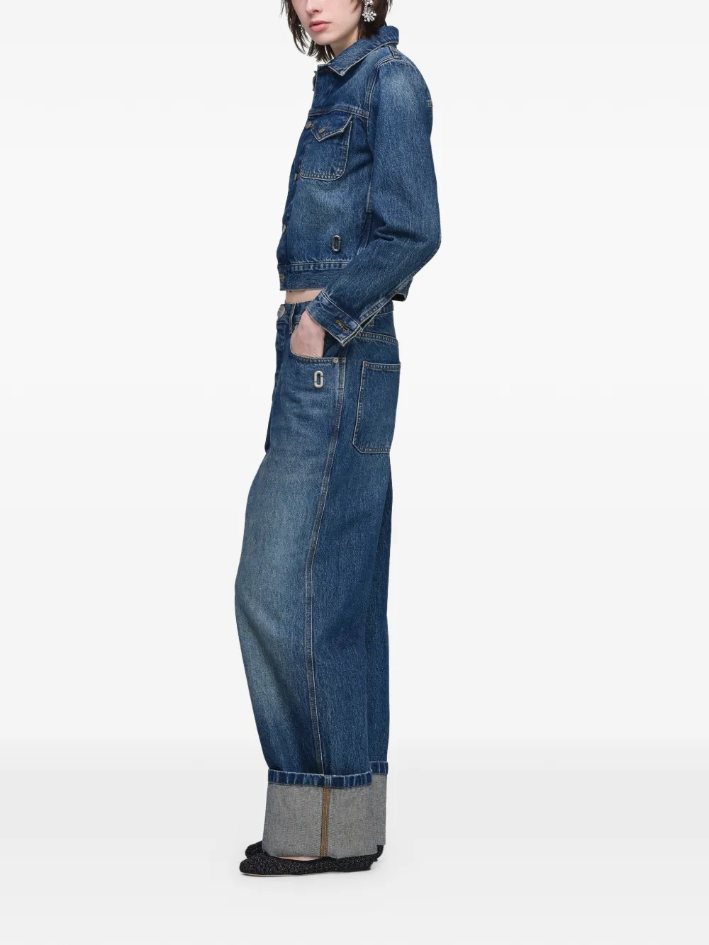 Marc Jacobs Denim jack Blauw