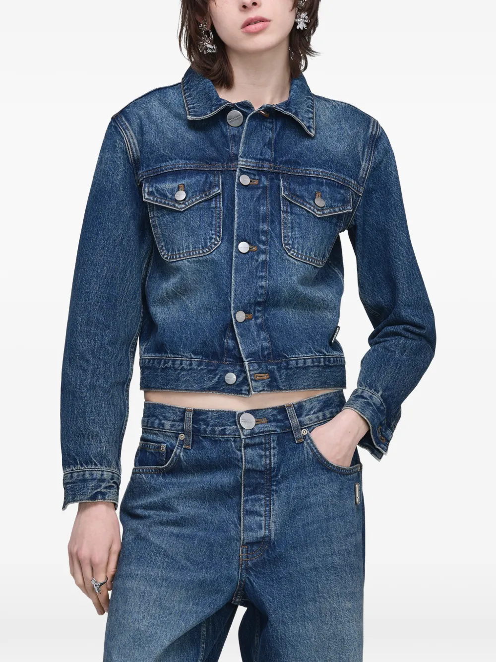 Marc Jacobs Denim jack Blauw