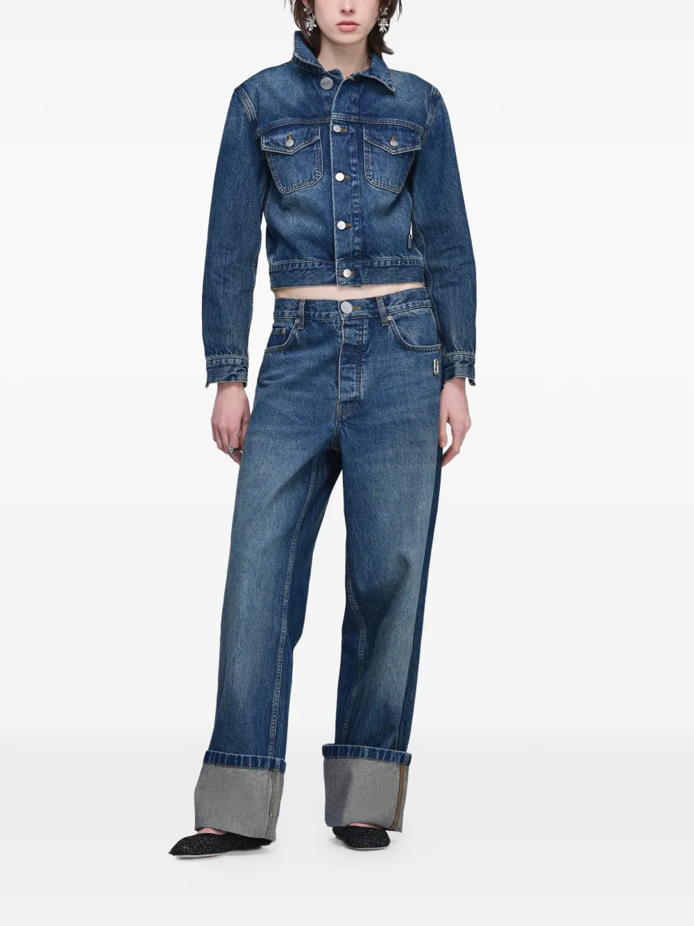 Marc Jacobs Denim jack Blauw