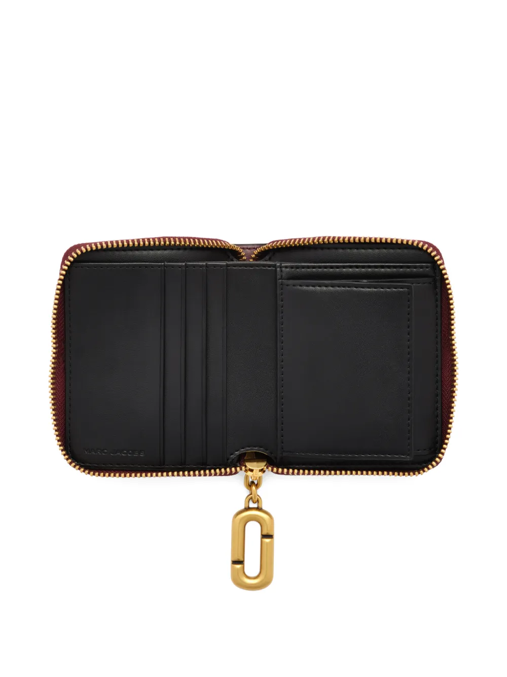 Marc Jacobs The Pop J-Marc compacte portemonnee Bruin