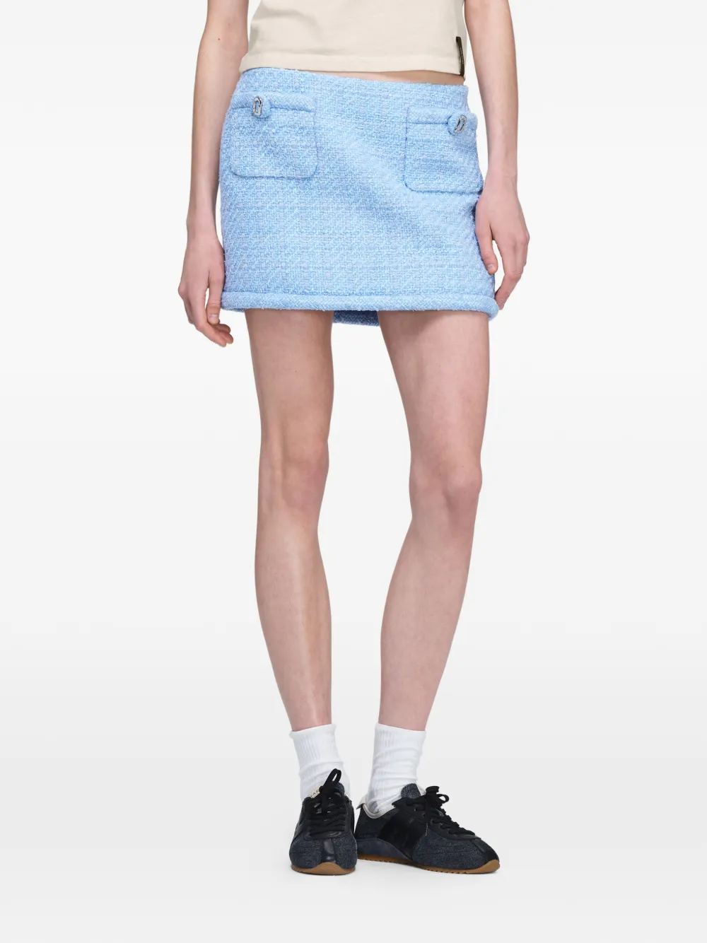 Marc Jacobs Tweed mini-rok Blauw