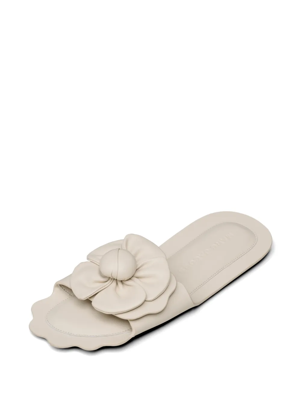 Marc Jacobs floral-appliqué sandals Beige