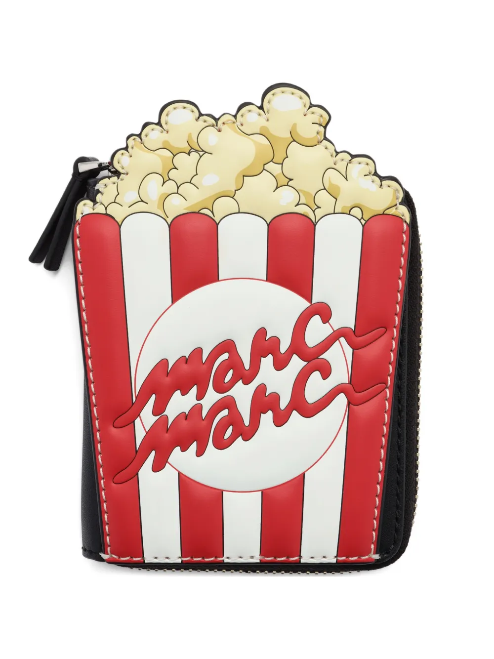 Marc Jacobs Popcorn-patch wallet - Nero
