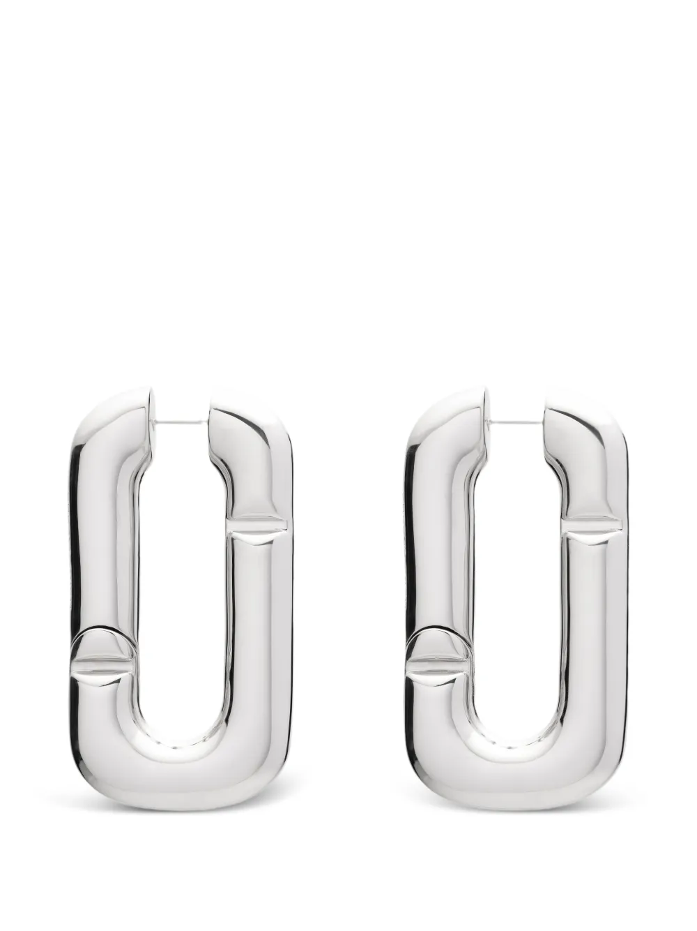  Marc Jacobs Pendientes De Aros The J Marc - Plateado 